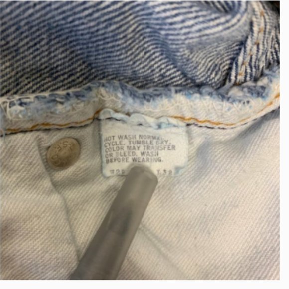 Vtg 35-50 Yr Old 501 Levi's High Rise Made USA - Picture 6 of 9